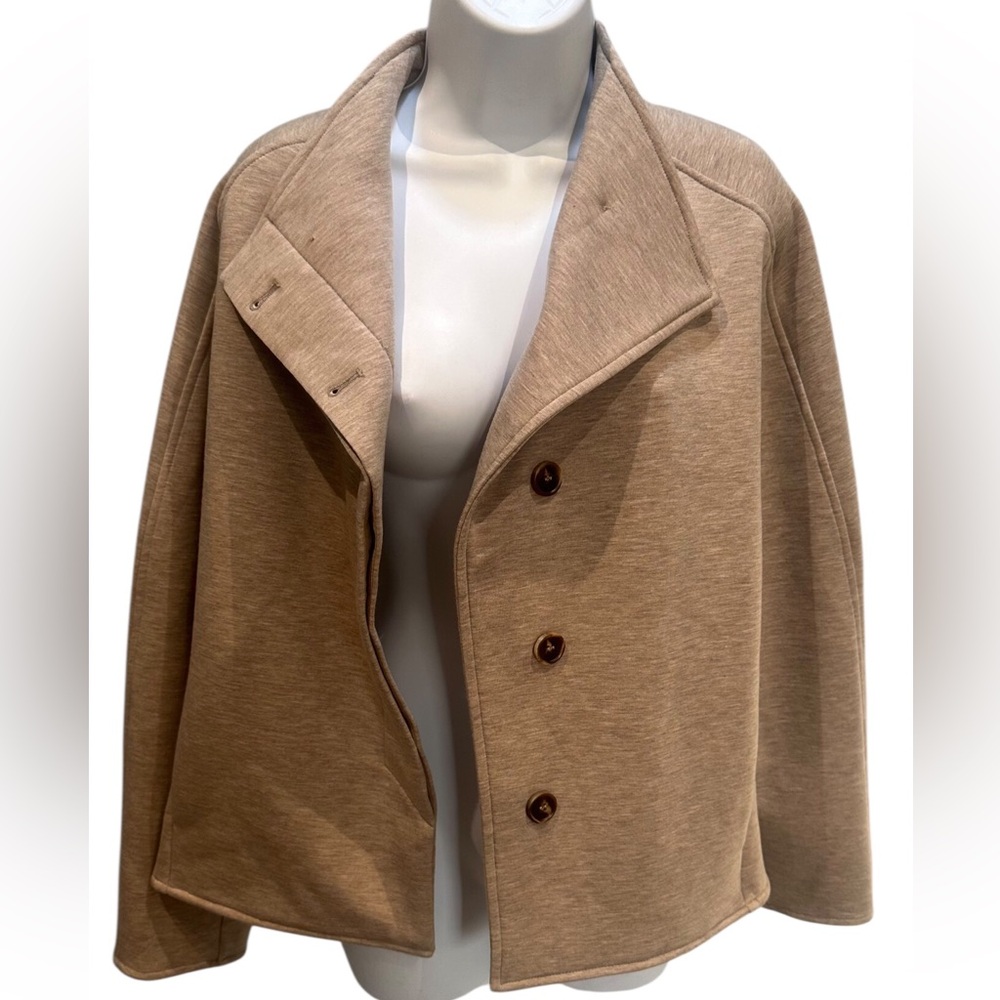 OGL Taupe Heather Jacket Size Medium runs Big New with tag